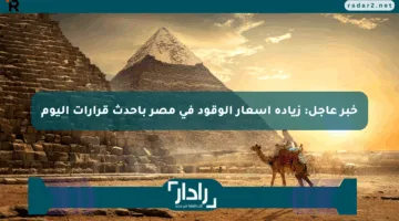 خبر عاجل: زيادة أسعار الوقود في مصر بأحدث قرارات اليوم